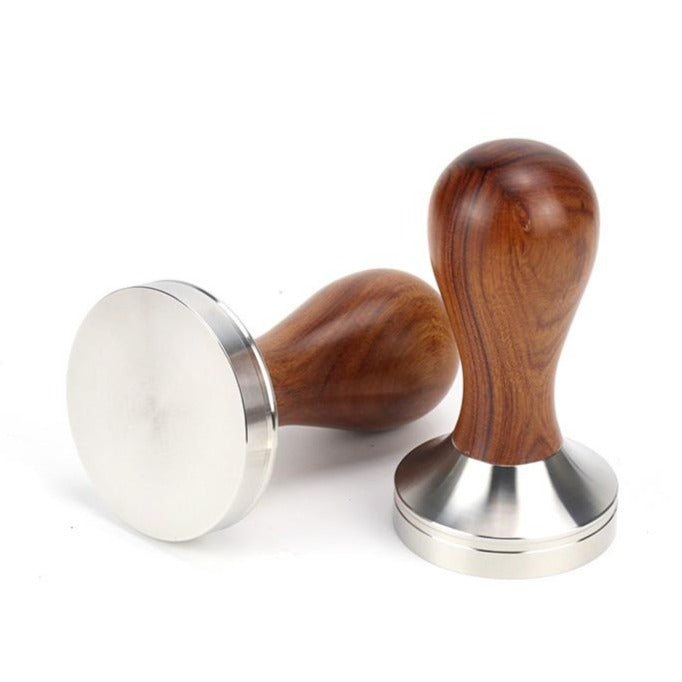 51mm Coffee Tamper - Almond Solid Wood - Barista Grade